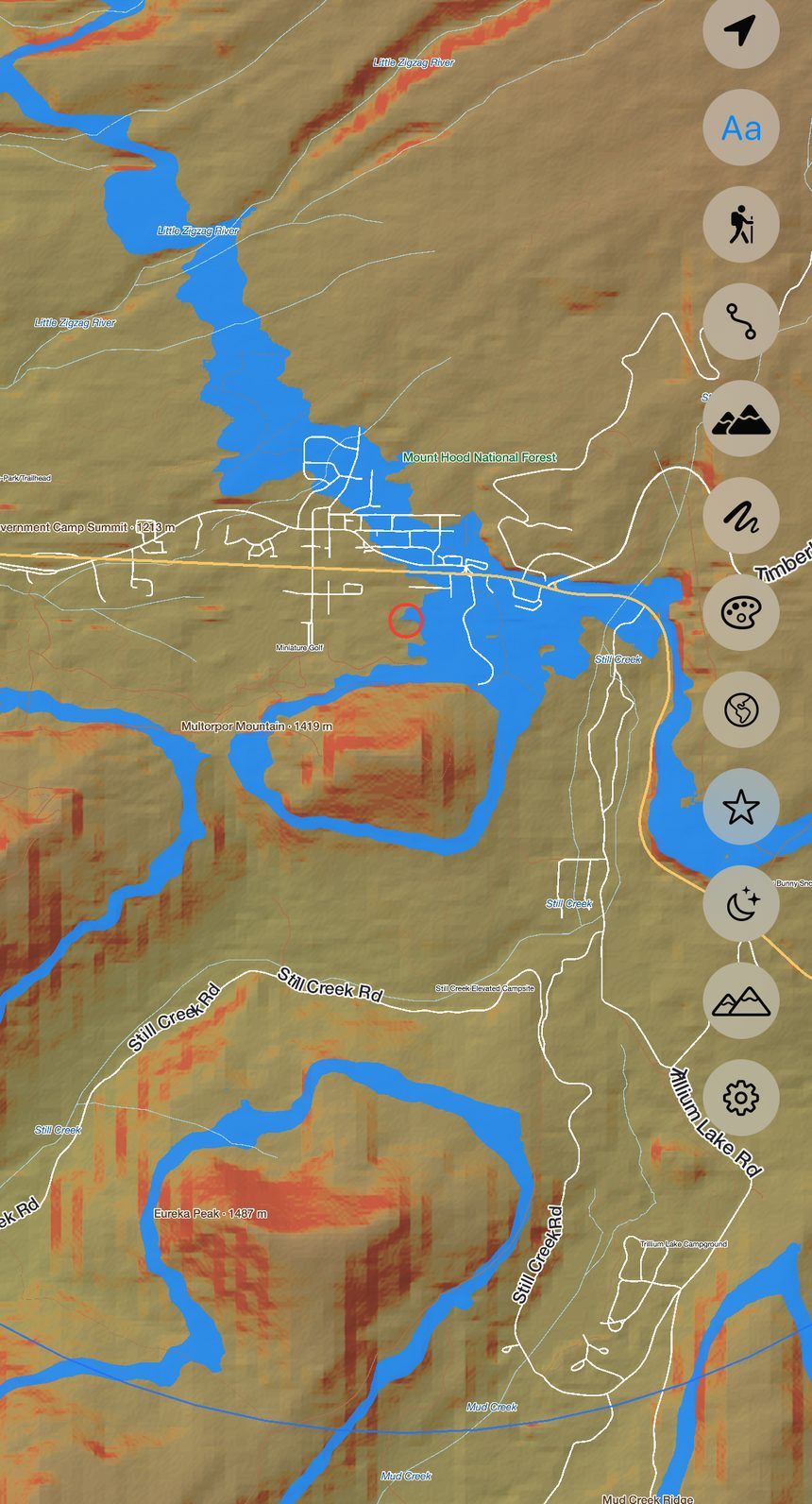 A committed celestial fix on the offline map with honest error rings